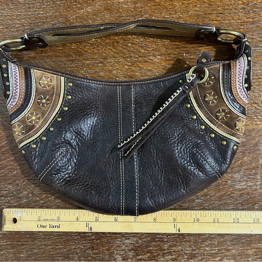 Coach Vintage Y2K SoHo Leather Dylan Western Shoulder Bag #10477 Excellent
